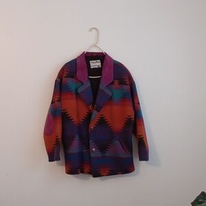 Women's jacket brand Pioneer Wear large ,multi color